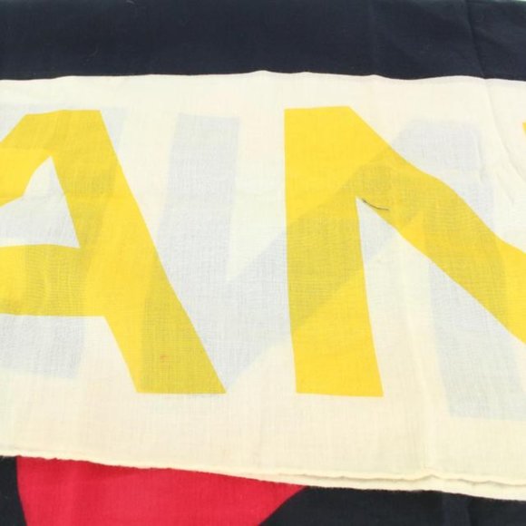 Chanel XL CC Logo Multicolor Shawl Scarf Stole 13c33 - Picture 12 of 12